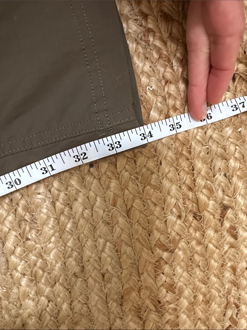 Eddie Bauer First Ascent Wmn Hiking Pants Sz 6 Gray Olive Stretch Trail Outdoor - Picture 10 of 10